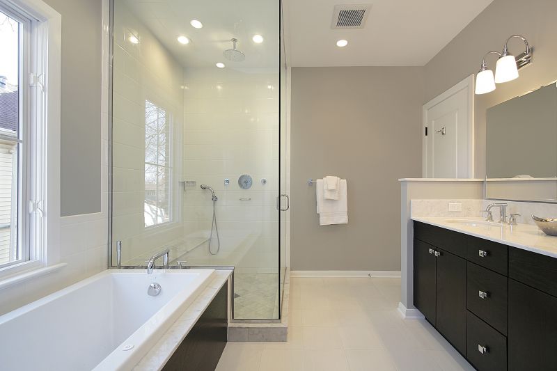 Elegant Shower with Modern Fixtures